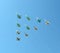 The group of fighters and bombers in the skies over Moscow. ÐŸÐµÑ€ÐµÐ²ÐµÑÑ‚Ð¸ Ð²GoogleBing